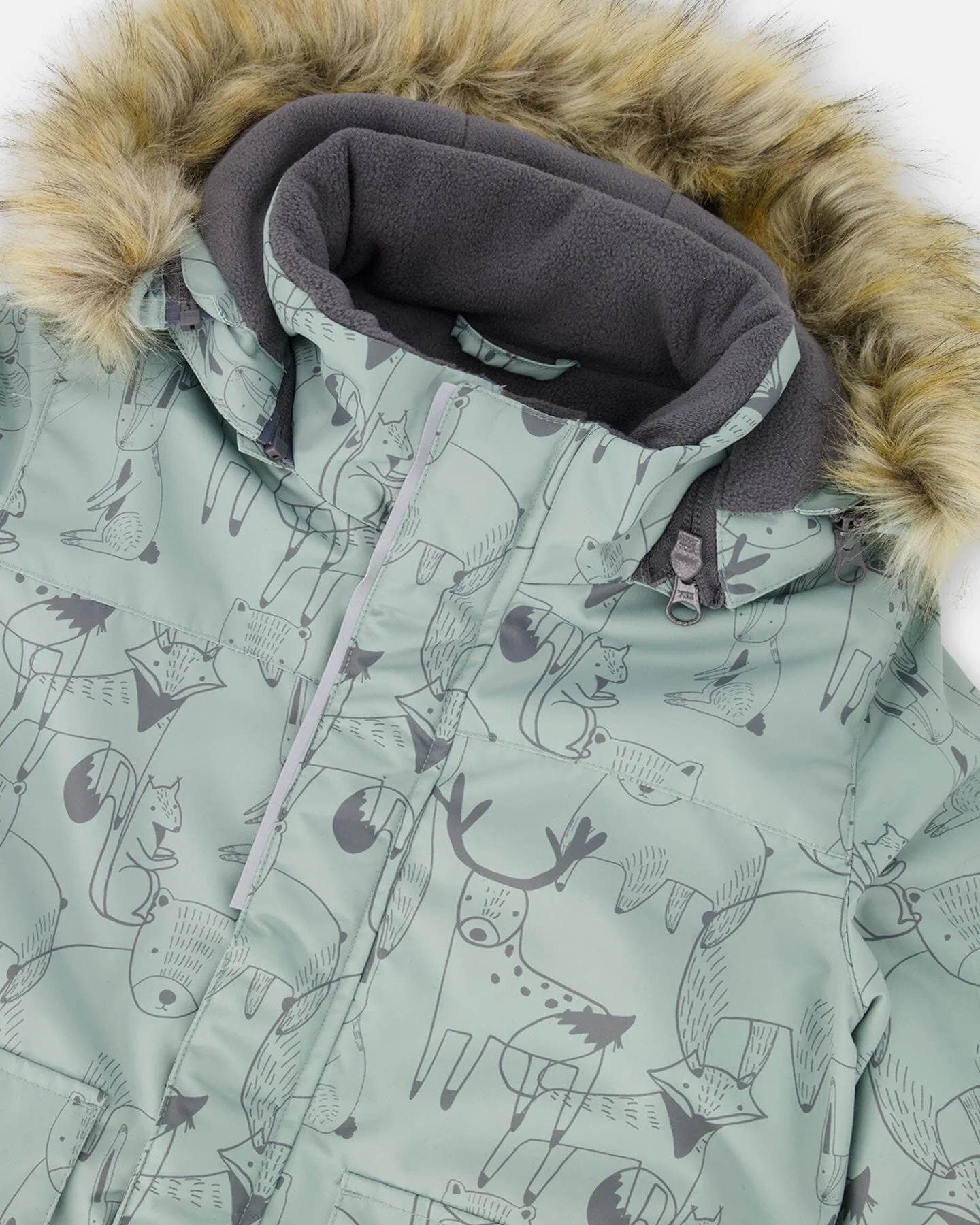 Two-Piece Discover Snowsuit Dark Gray - Deux par Deux