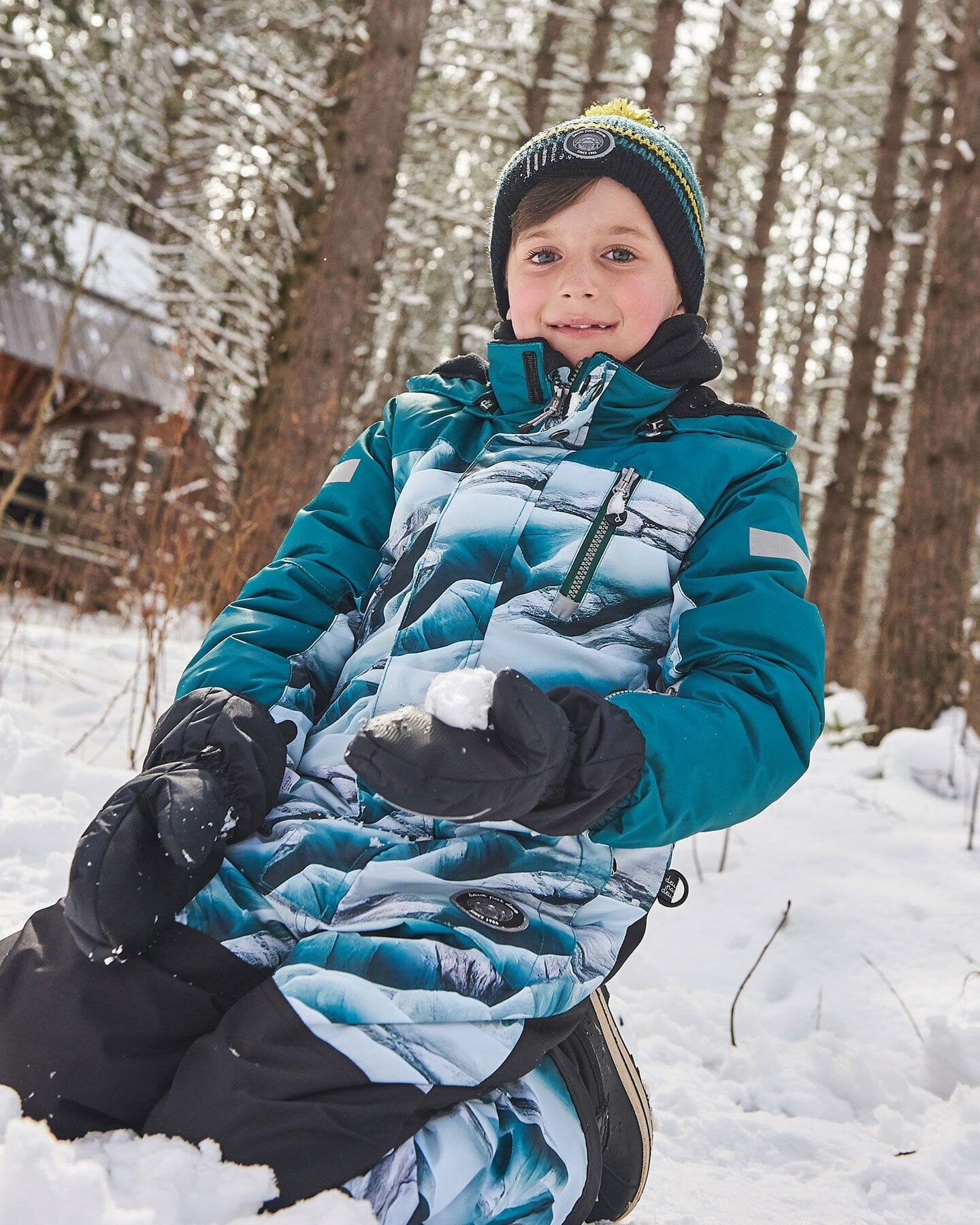 Solid Mittens Black - Deux par Deux