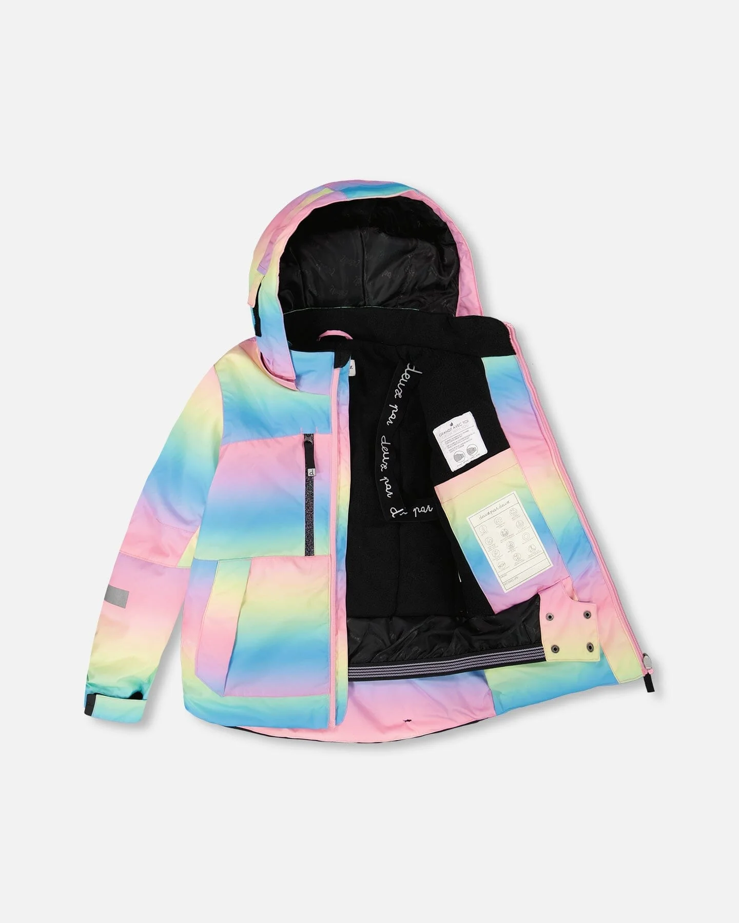 Two-Piece Teknik Snowsuit Rainbow Gradient - Deux par Deux