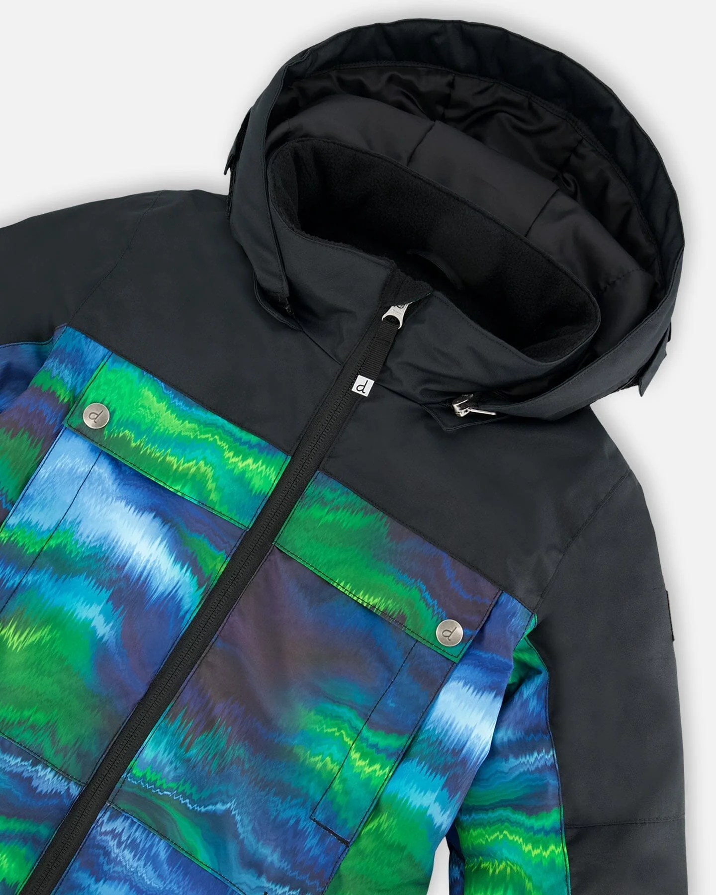 One-Piece Teknik Snowsuit Aurora Borealis - Deux par Deux
