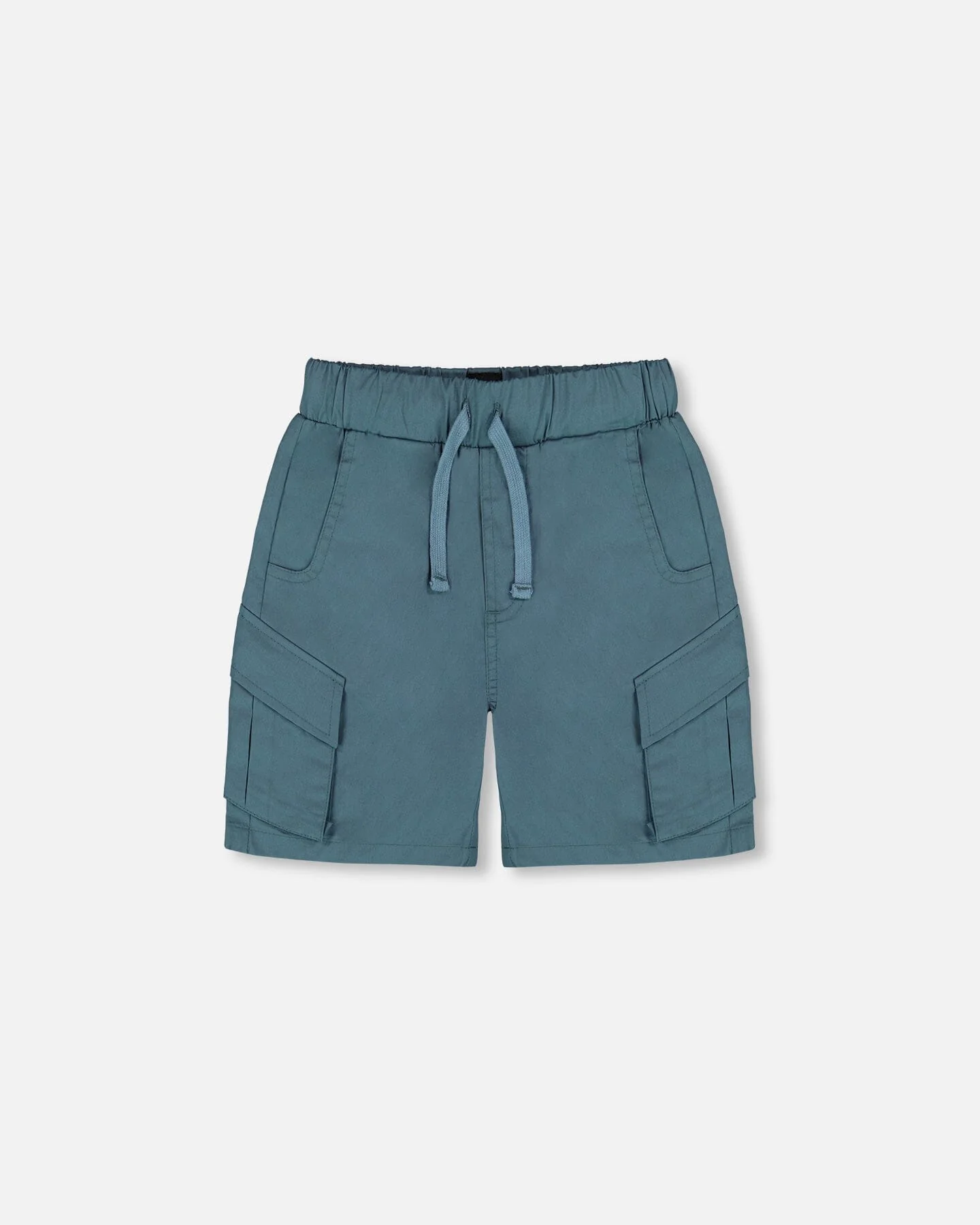 Parachute Cargo Pocket Shorts Dark Teal - Deux par Deux