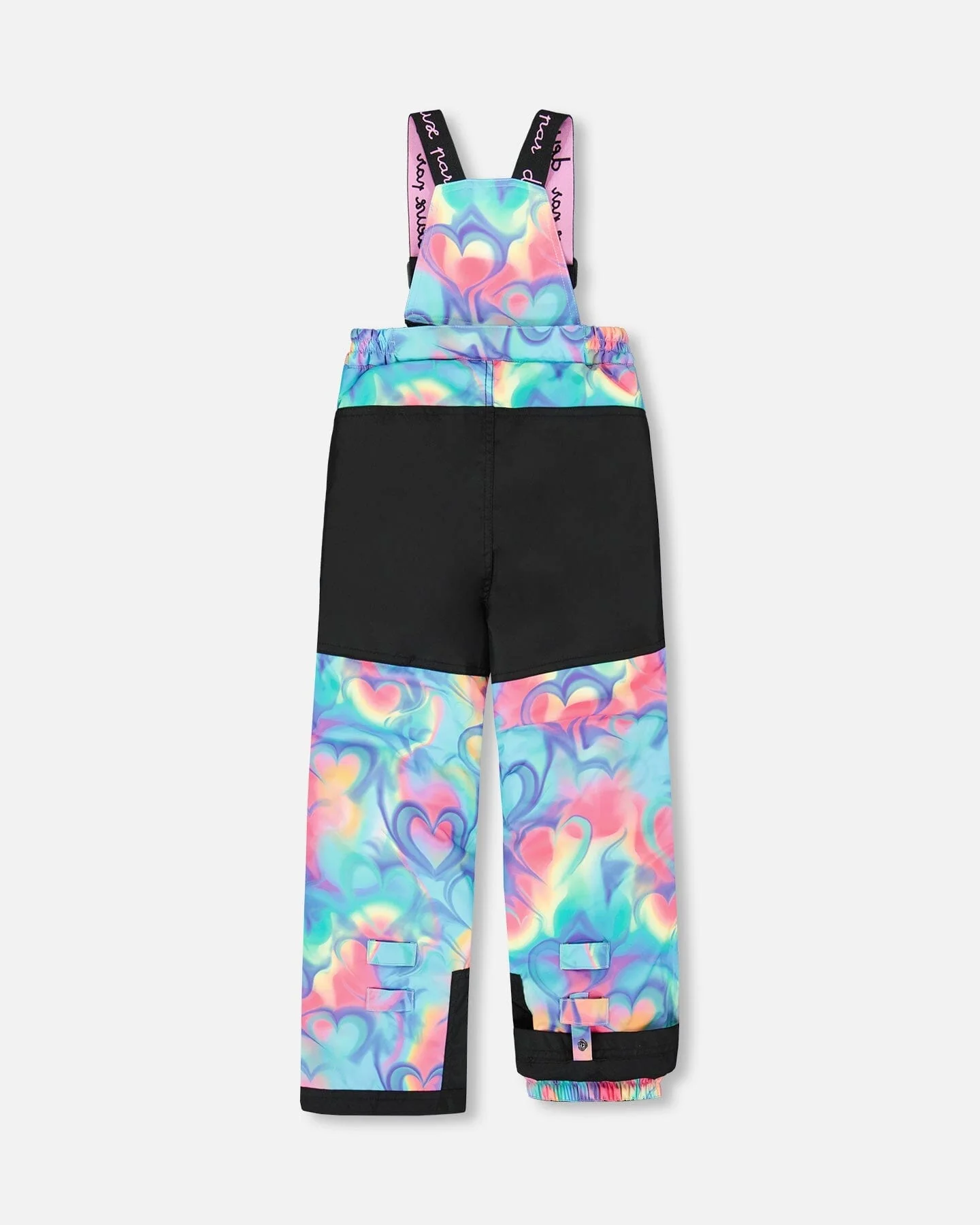 Two-Piece Play Snowsuit Rainbow Heart Print - Deux par Deux