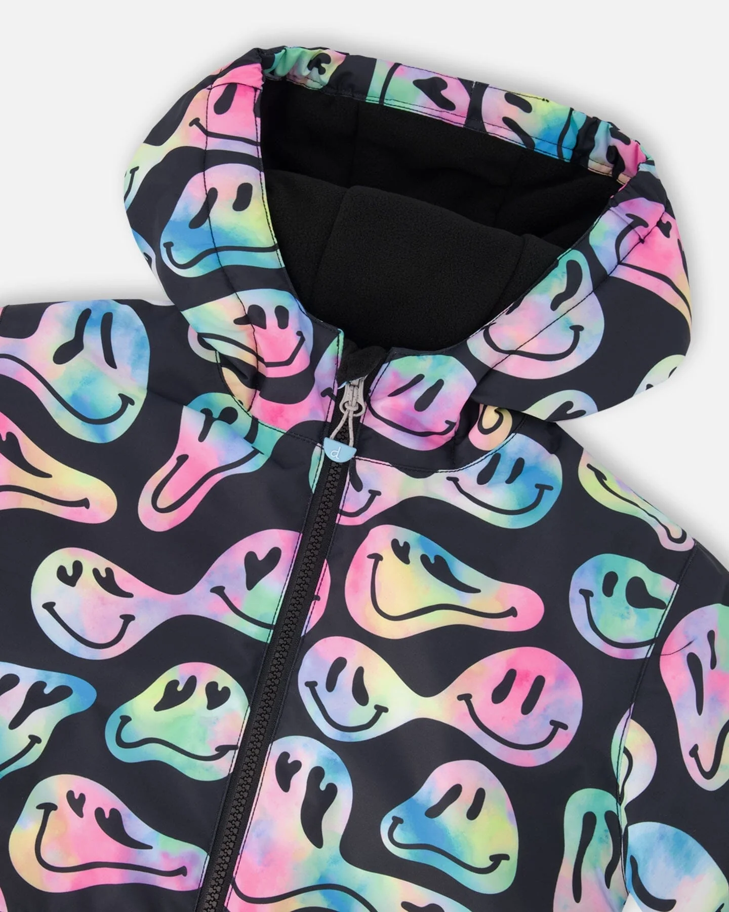 Two-Piece Chill Outerwear Set With Light Insulation Rainbow Gradient - Deux par Deux