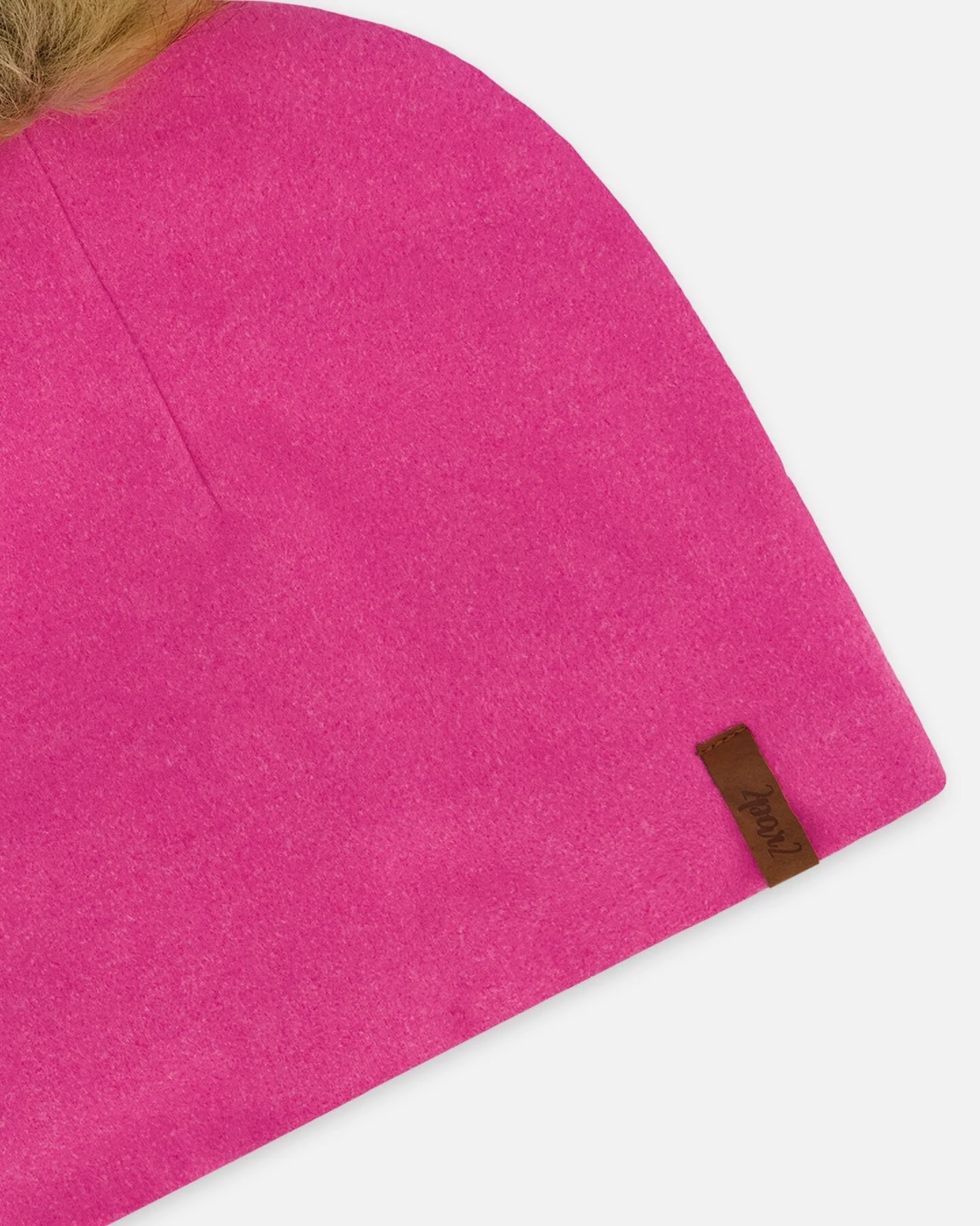 Mid-Season Jersey Pompom Hat Candy Pink - Deux par Deux