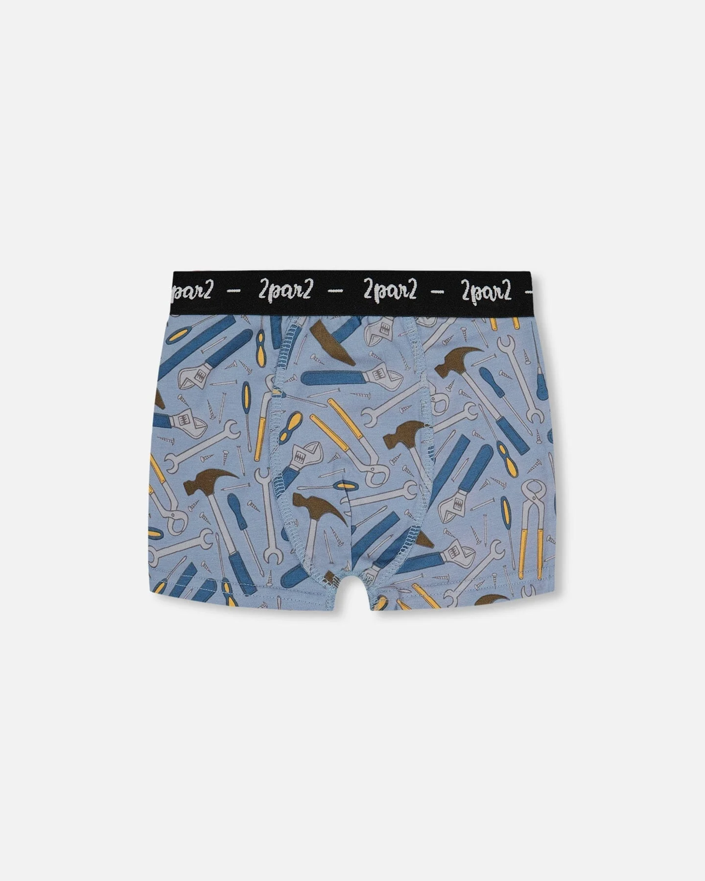 Printed Organic Cotton Boxer Shorts (3 Pack) Multicolored - Deux par Deux