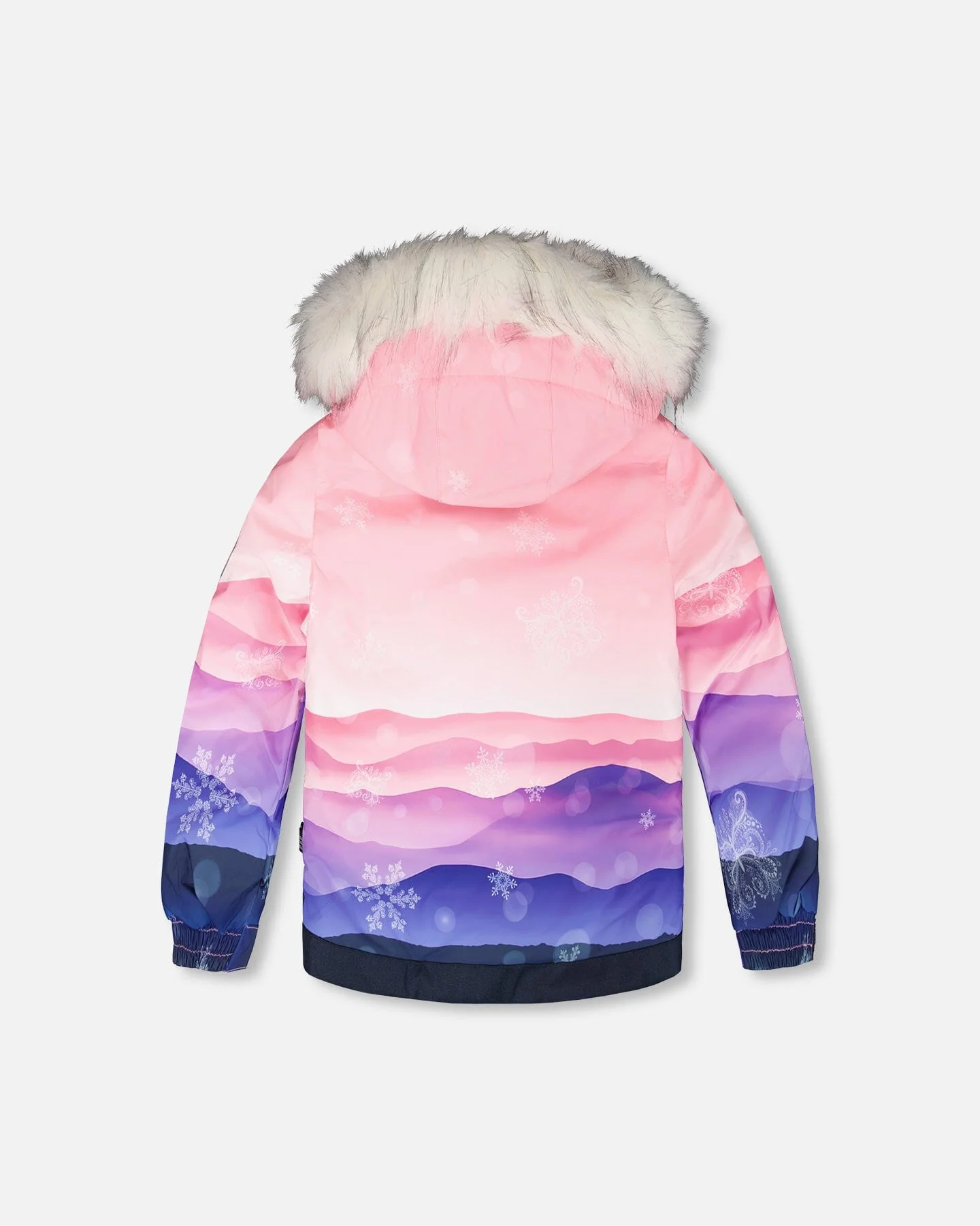 Two-Piece Play Snowsuit With Printed Jacket Navy Blue - Deux par Deux