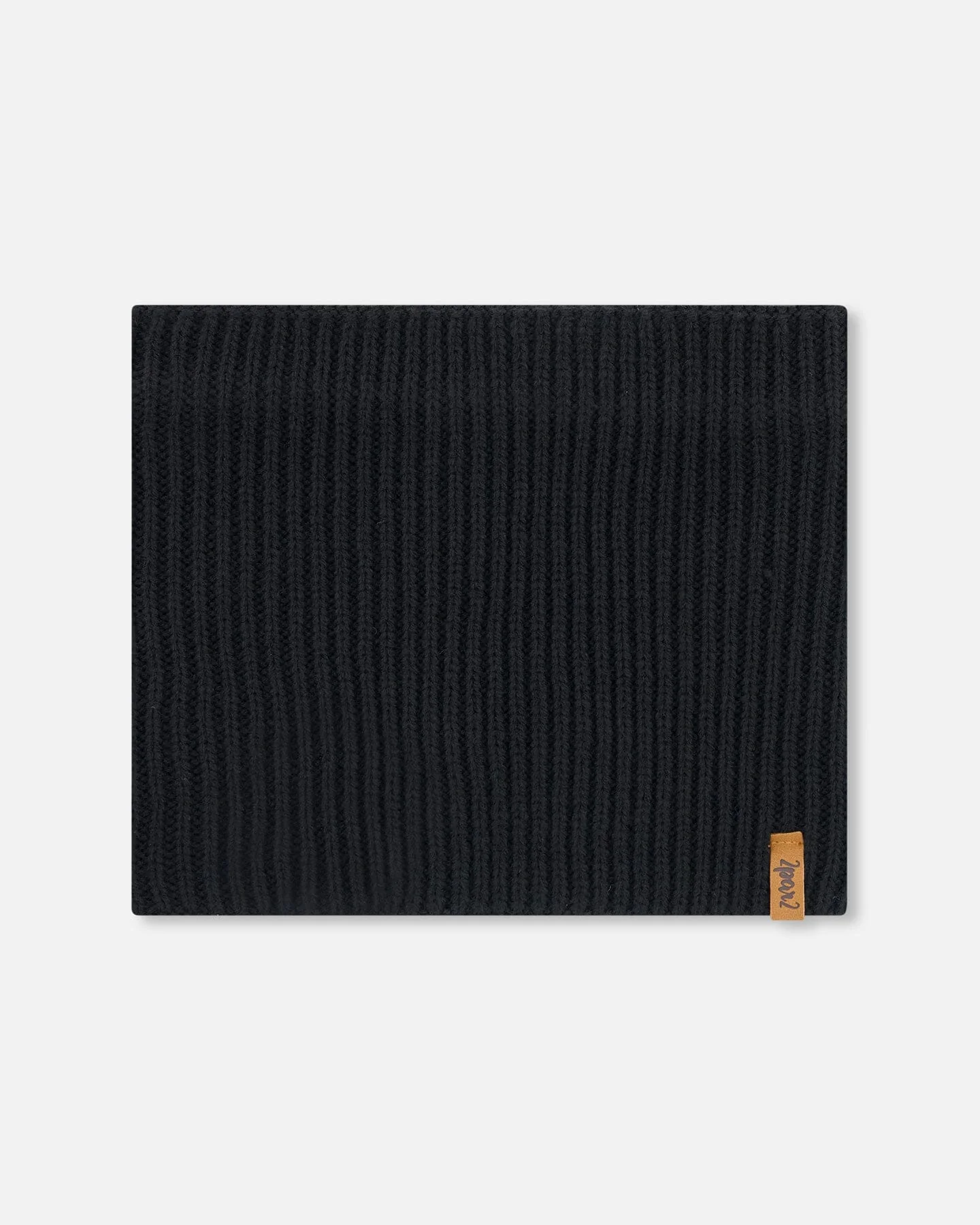 Mid-Season Knit Neck Warmer Black - Deux par Deux