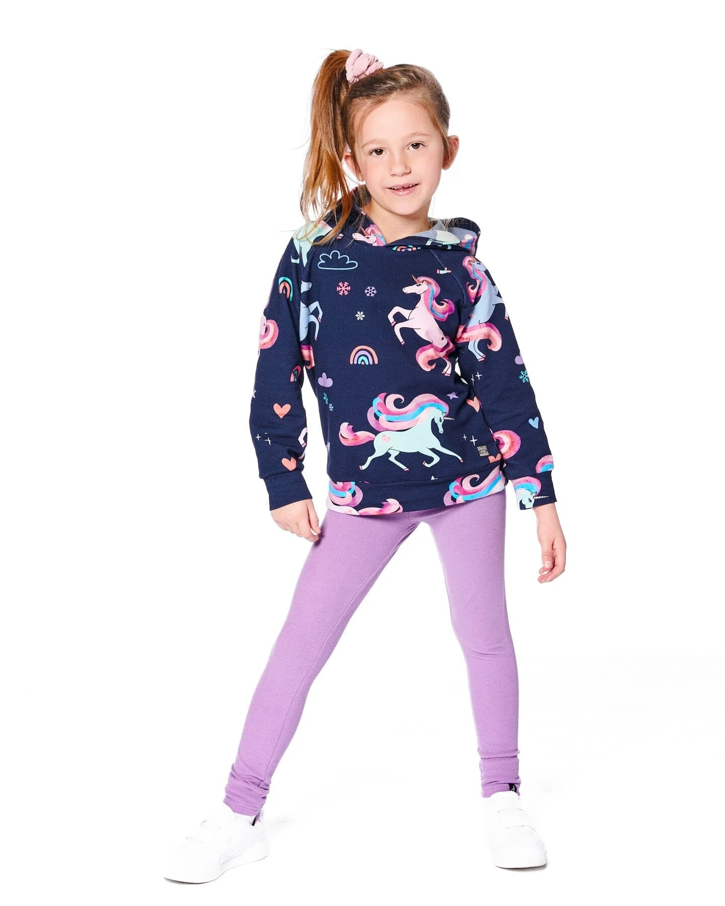 Super Soft Ribbed Leggings Lavender - Deux par Deux