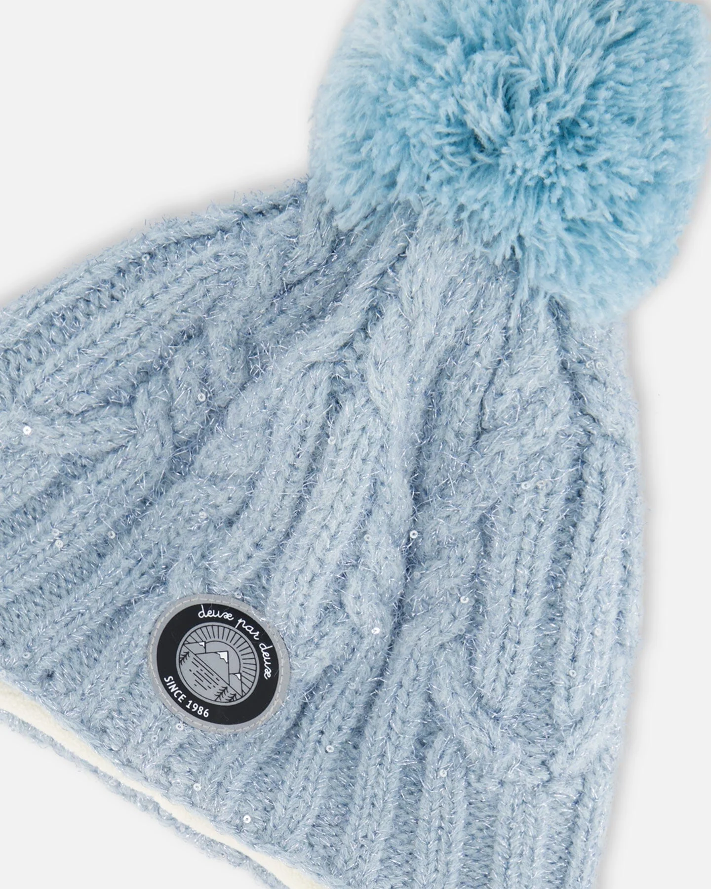 Peruvian Knit Hat Air Blue - Deux par Deux