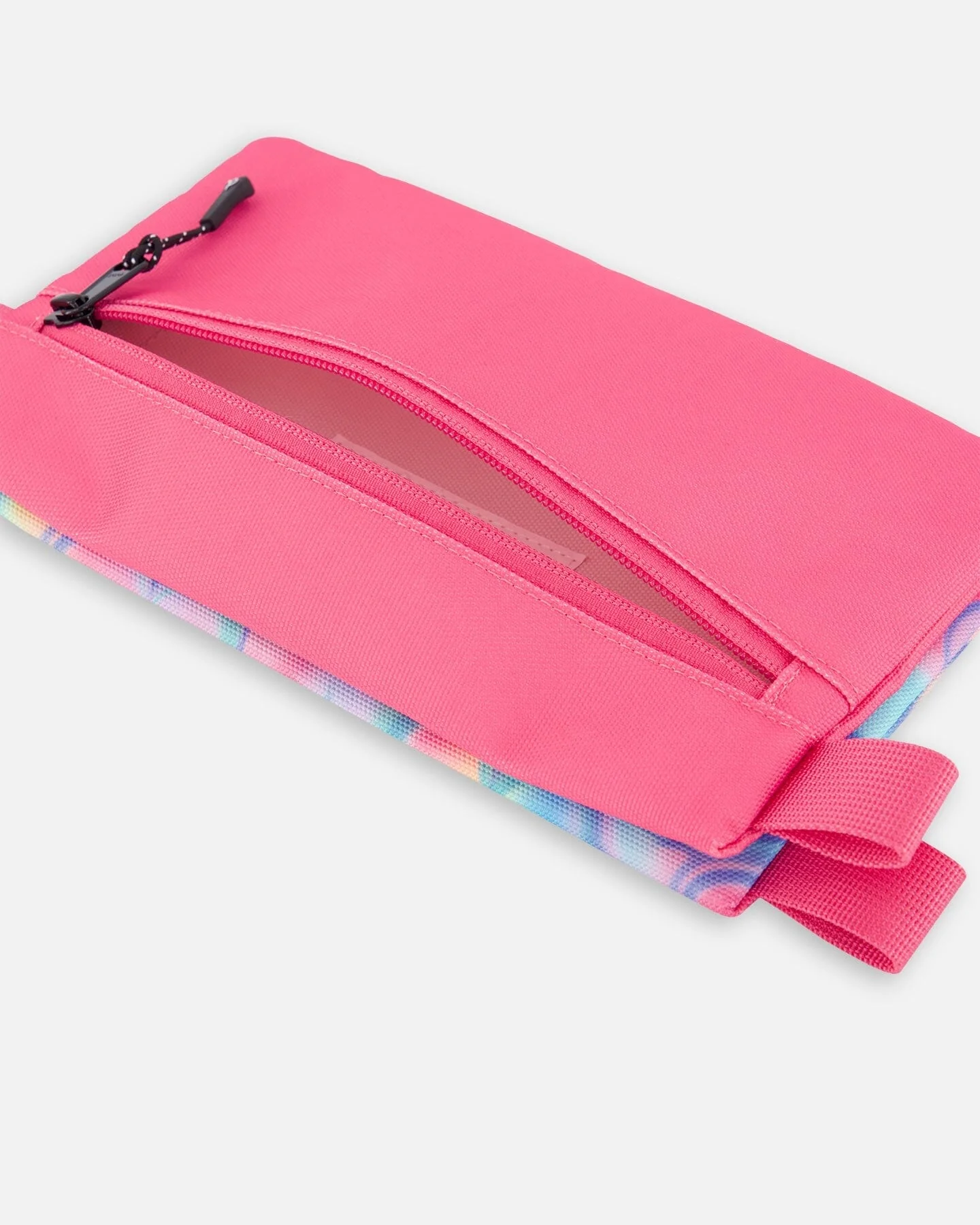 Double Pencil Case Rainbow Heart Print - Deux par Deux