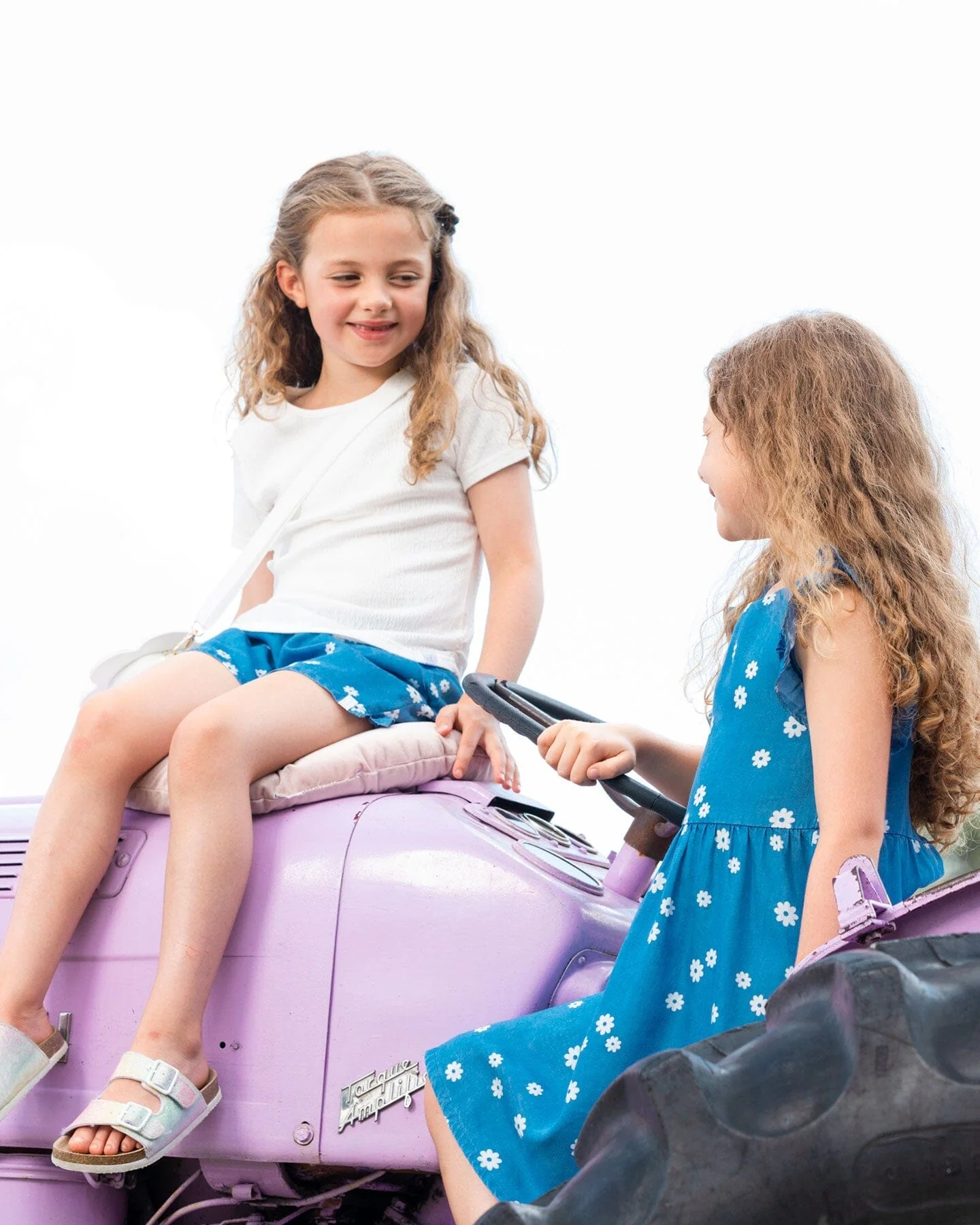 Crinkle Jersey Top Off White - Deux par Deux