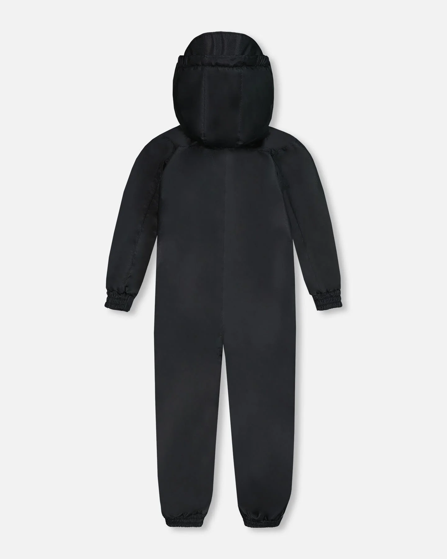 Solid Mid-Season One-Piece Outerwear Black - Deux par Deux