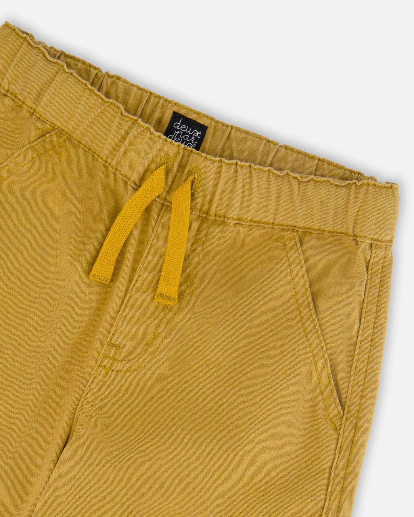 Twill Jogger Cargo Pants Ochre - Deux par Deux