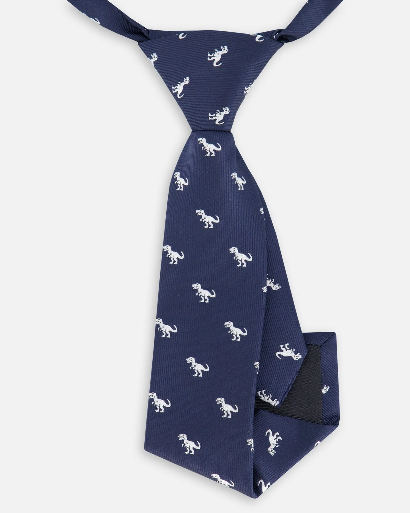 Neck Tie Navy Blue And Dino - Deux par Deux