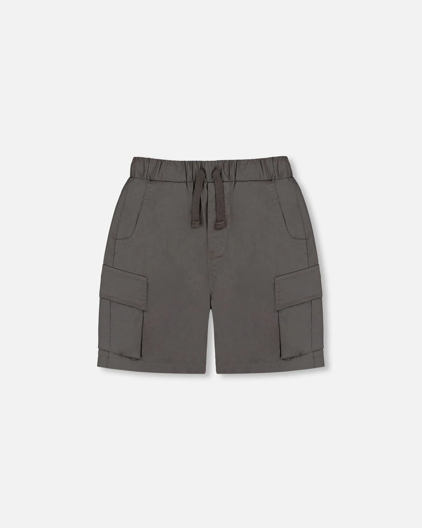 Parachute Cargo Pocket Shorts Dark Gray - Deux par Deux