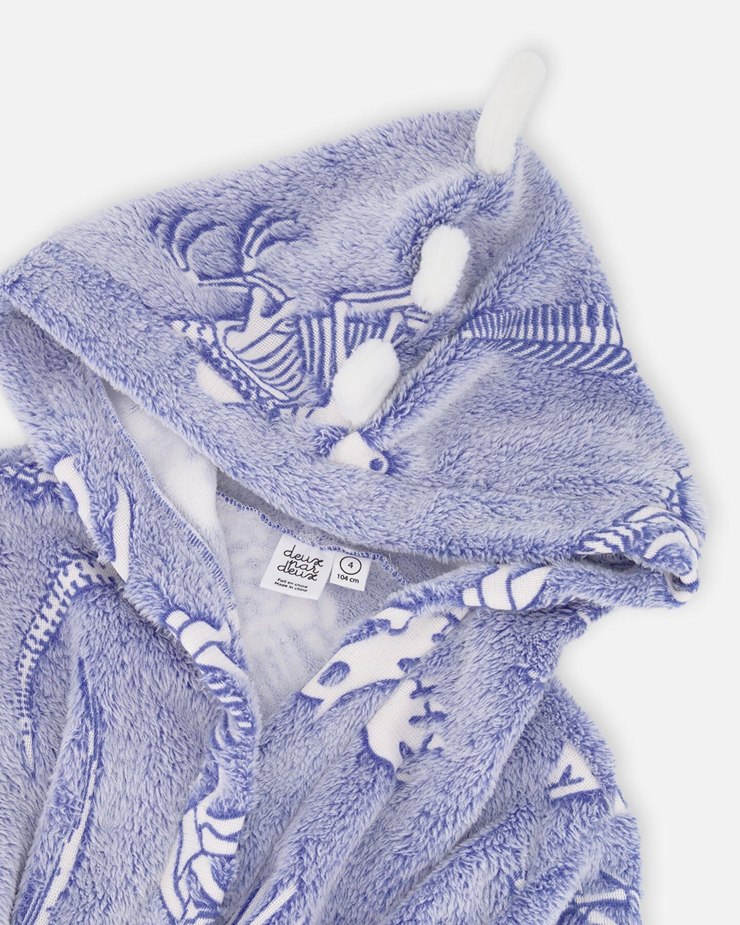 Plush Glow In The Dark Robe Blue And White - Deux par Deux