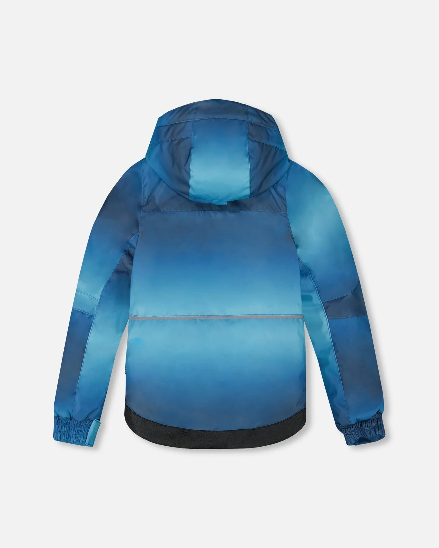 Two-Piece Play Snowsuit With Printed Jacket And Solid Pant Black - Deux par Deux