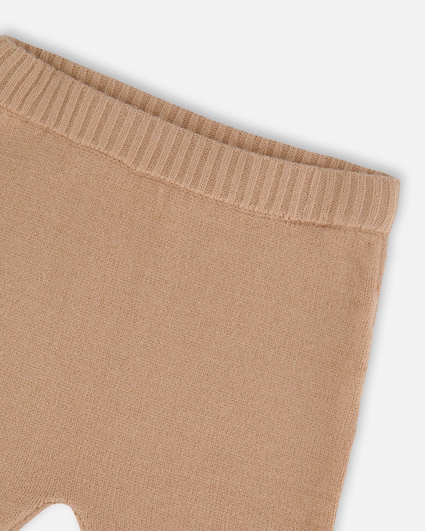 Knitted Top And Pant Set Light Caramel - Deux par Deux