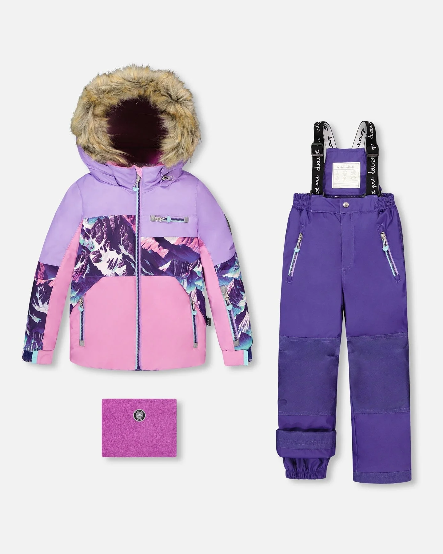 Two-Piece Play Snowsuit Dark Purple - Deux par Deux