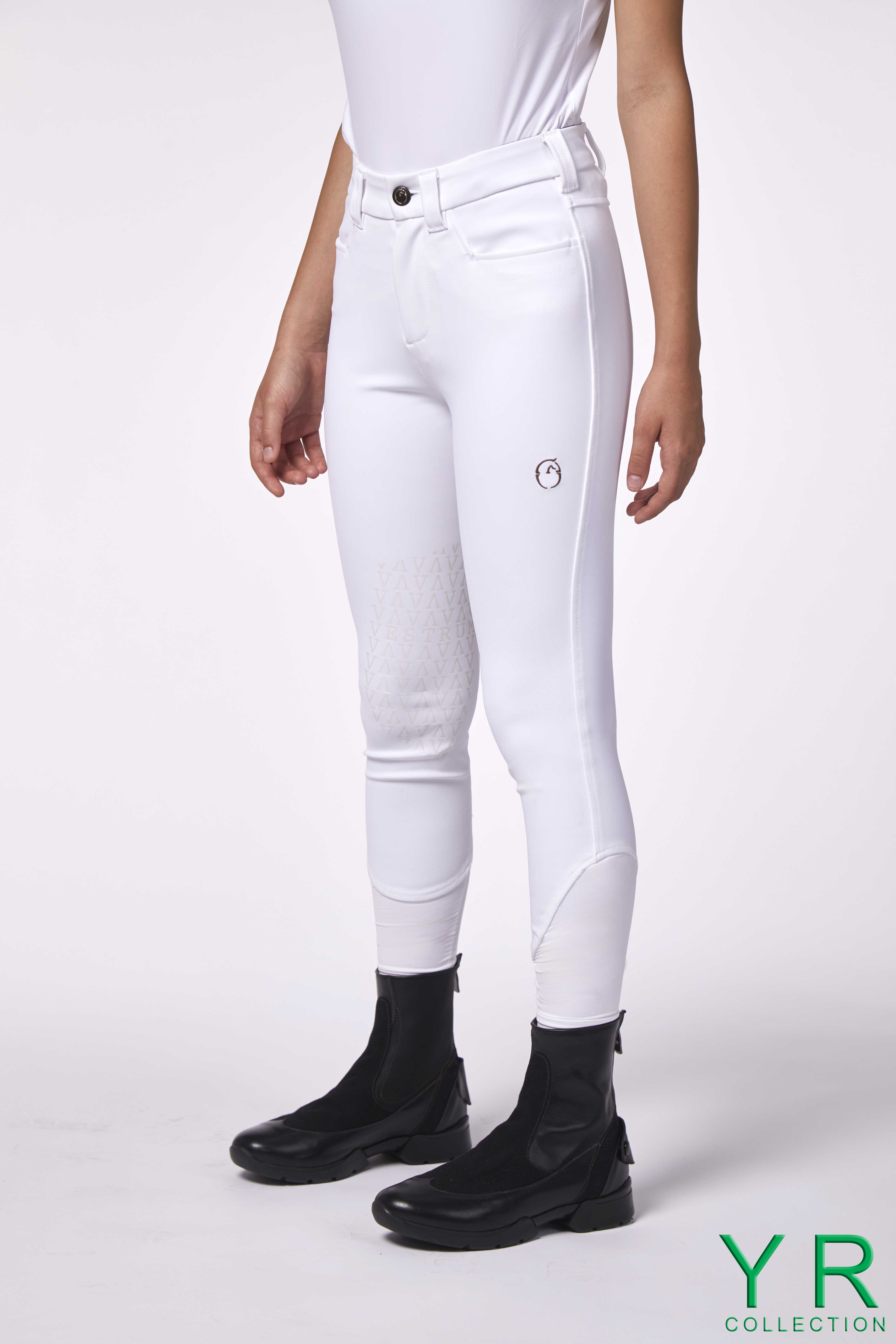 SYRACUSE GIRL’S RIDING BREECHES WITH KNEE GRIP – TK FABRIC