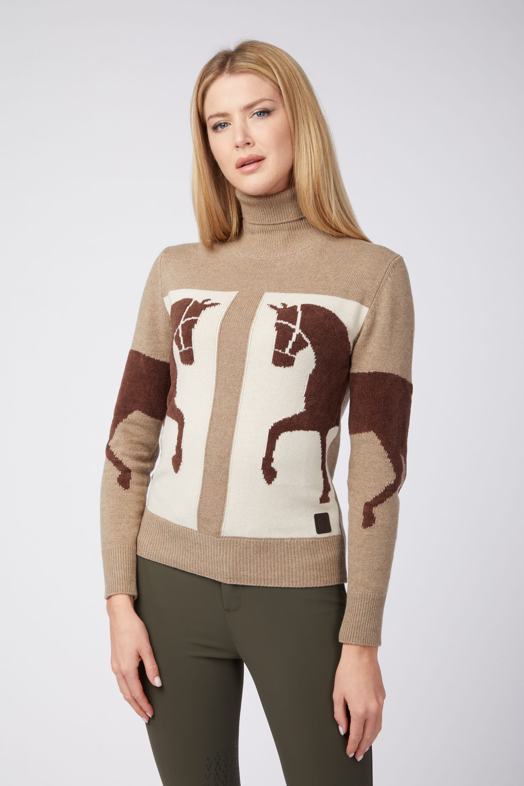 IXELLES WOMEN HIGH NECK SWEATER