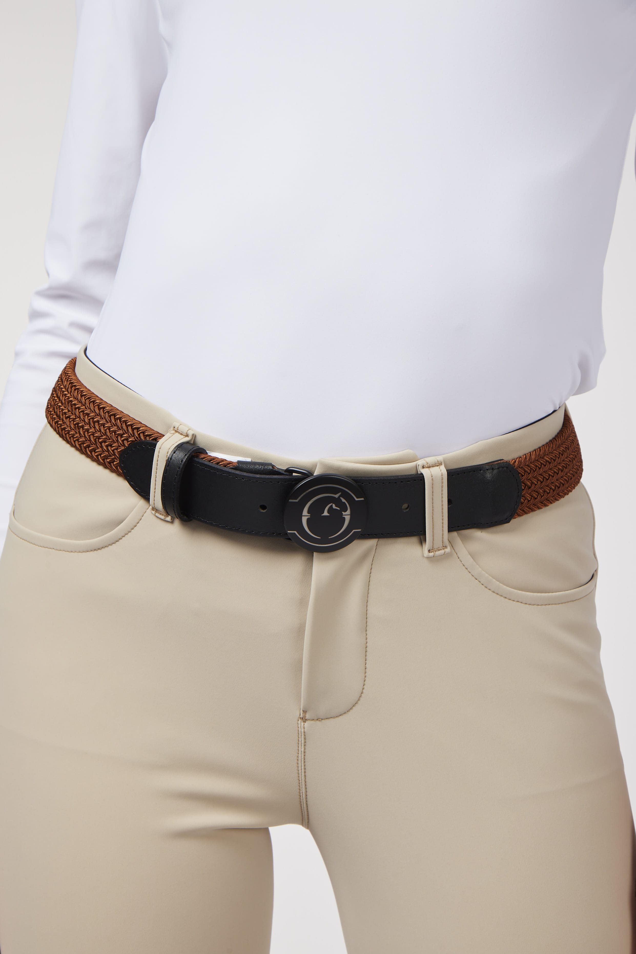 PEDASO BELT WITH VESTRUM LOGO BUCKLE