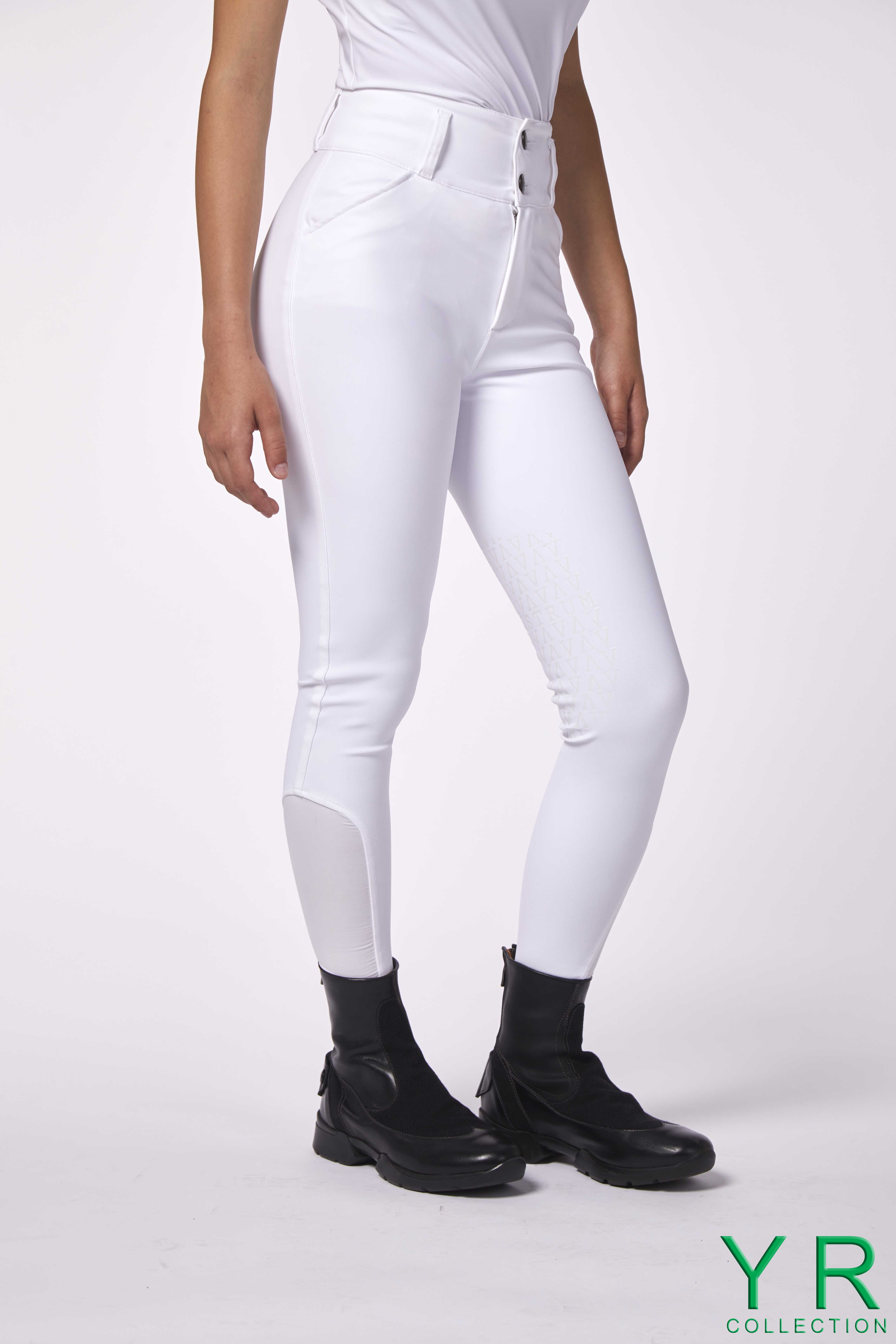 MOLVENO GIRL’S RIDING BREECHES WITH KNEE GRIP – TK FABRIC