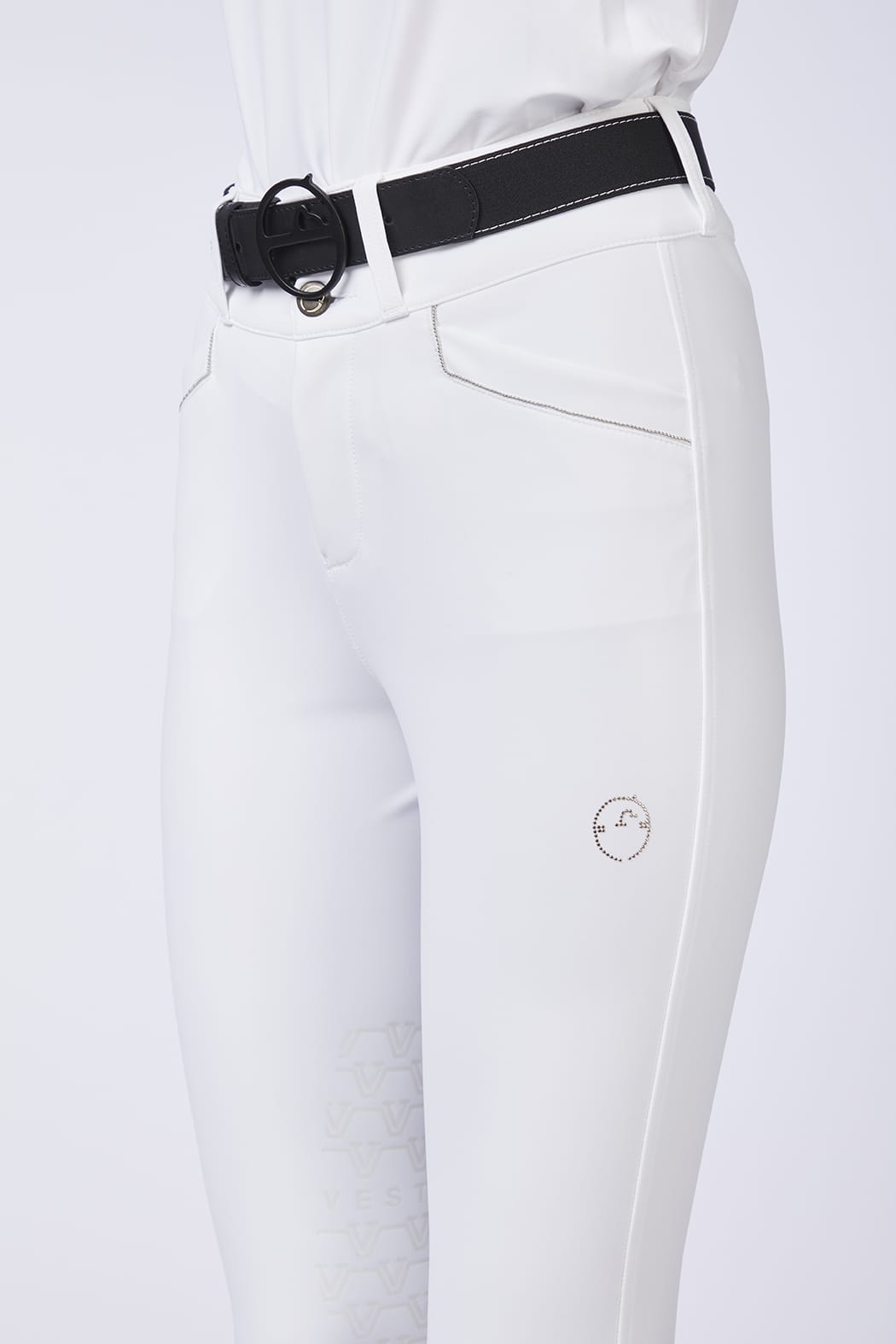 MARILEVA WOMEN’S RIDING BREECHES WITH KNEE GRIP – TK FABRIC
