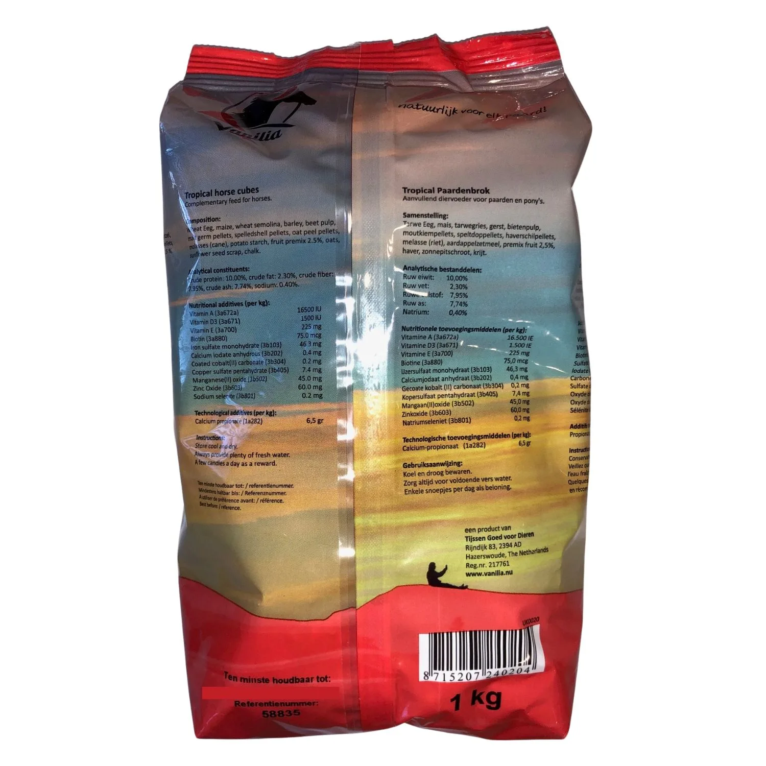 Vanilia Horse Feed Tropical