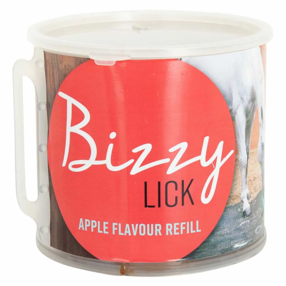 Bizzy Lick licking stone