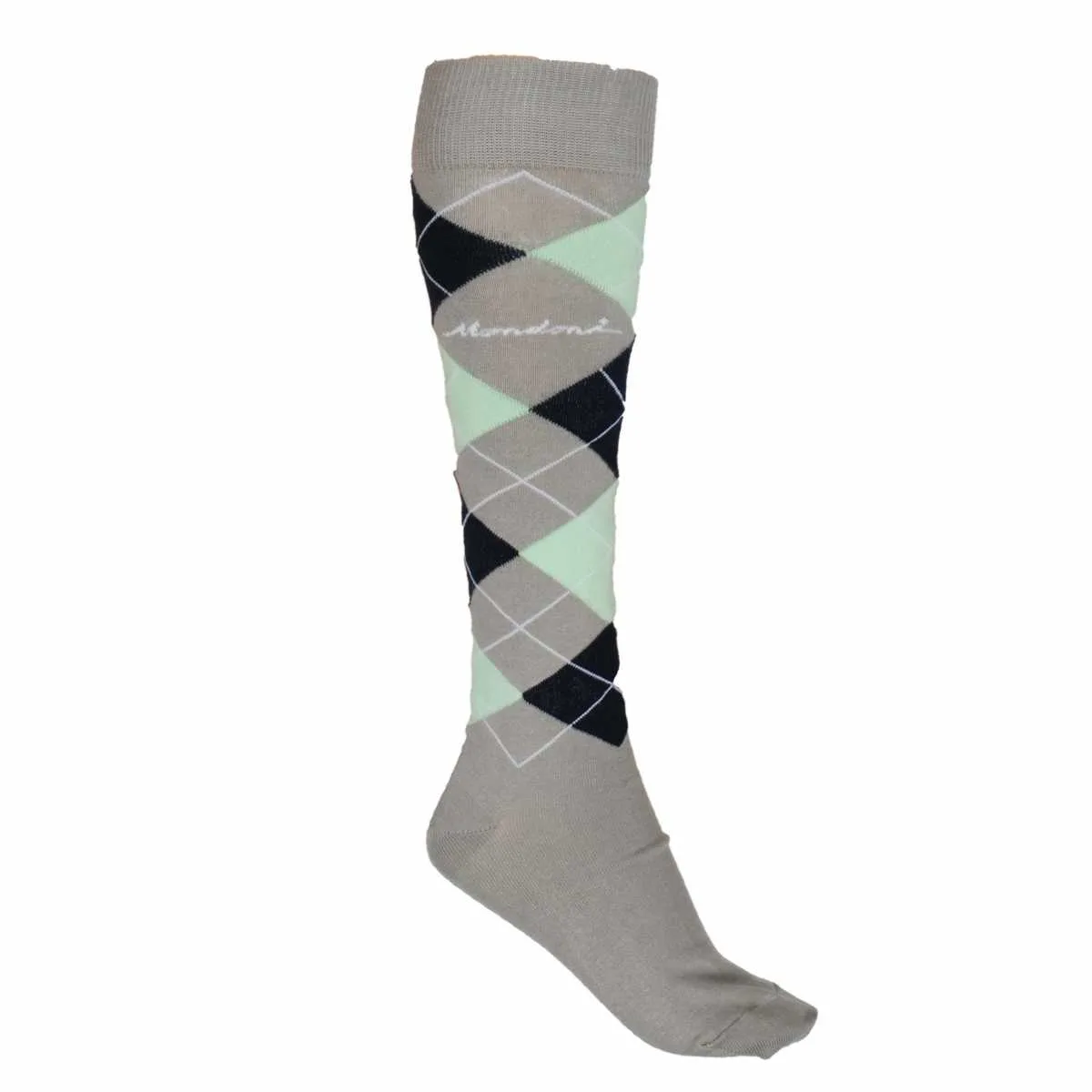 Mondoni Check knee socks