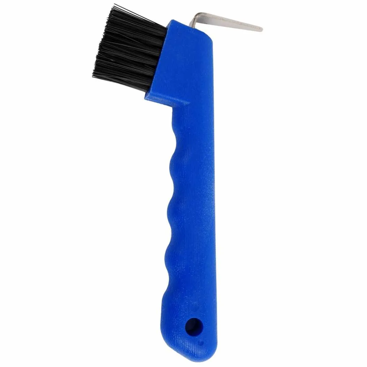 Hoof scraper with brush