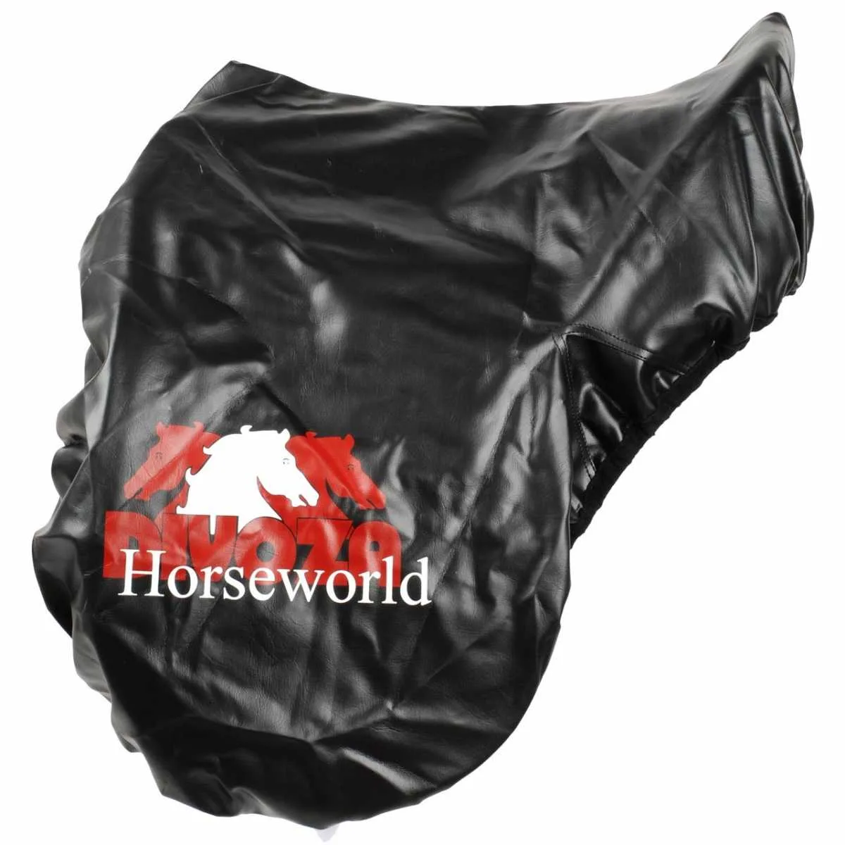 Saddle cover with logo