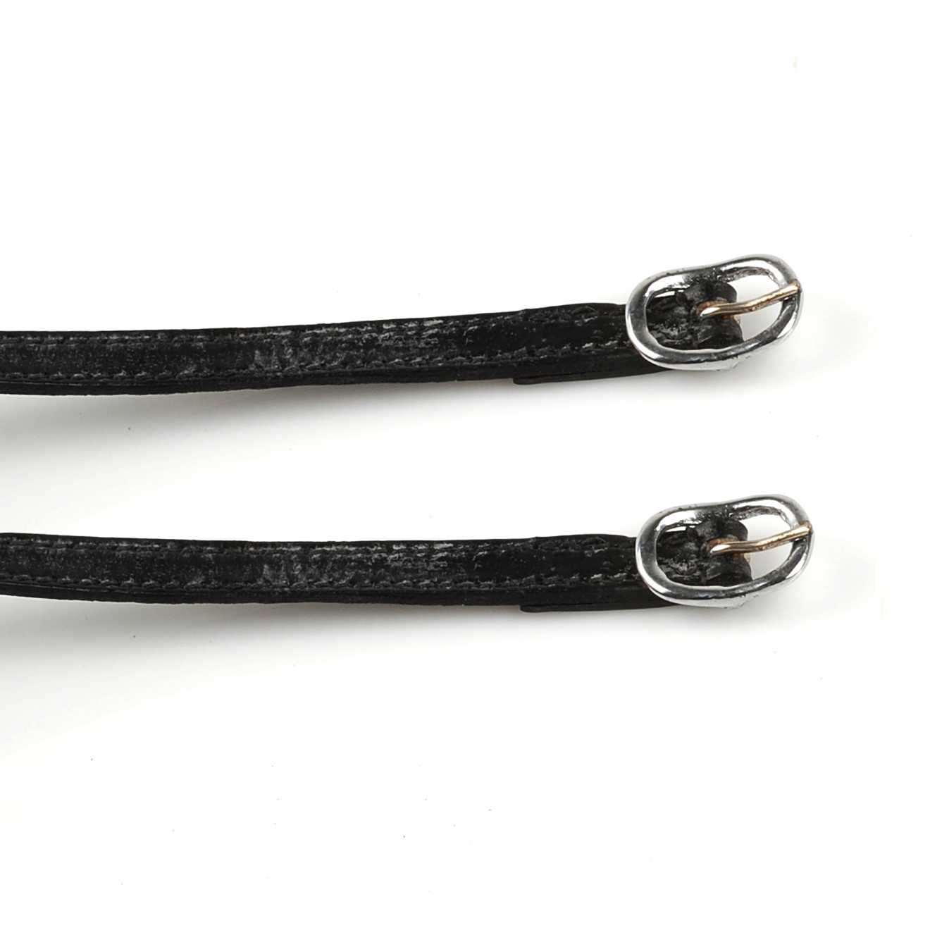 Leather spur straps luxury