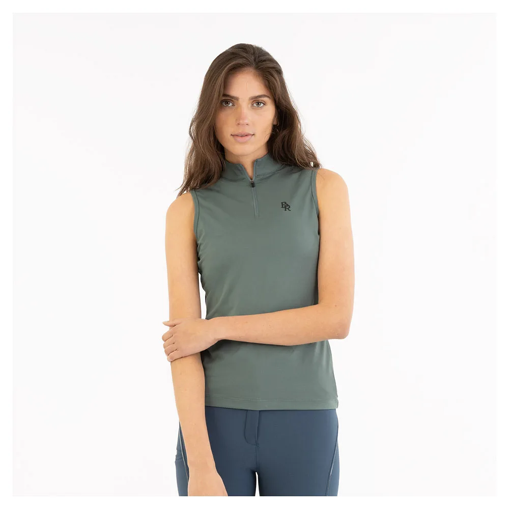 BR Half Zpp-Up sleeveless Shirt Isis