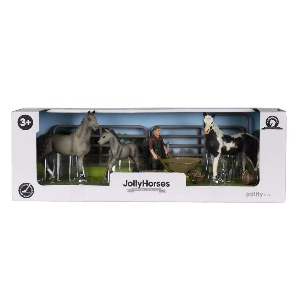 JollyHorses toy horses with foal
