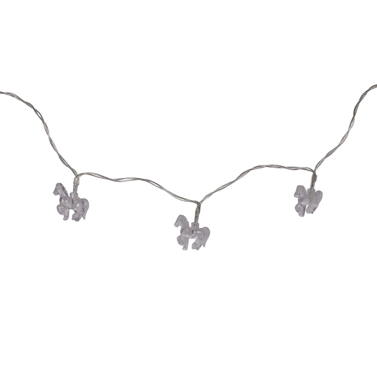 Christmas lights horse