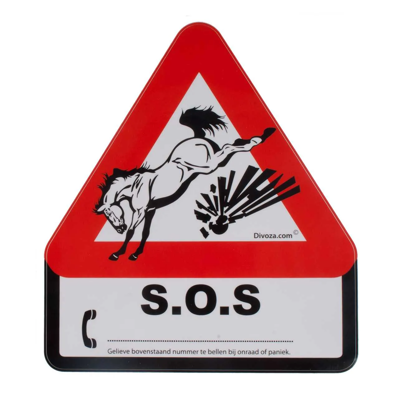 Trailer sticker SOS