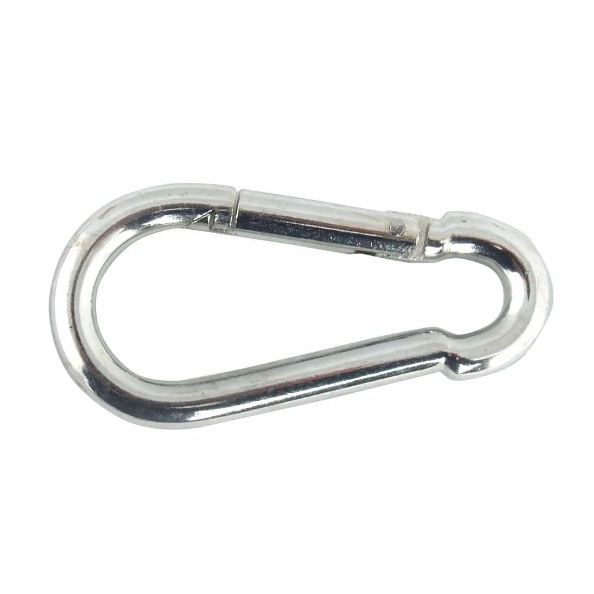 Carabiner hook silver 80mm