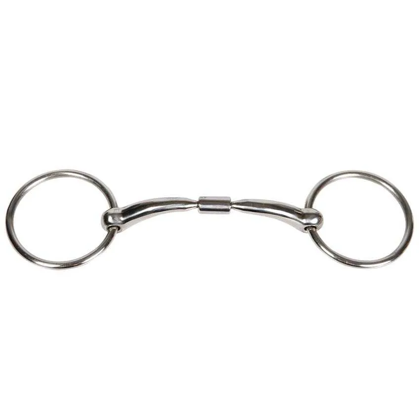 Harrys Horse Anatomical double Roll-R 14mm loose snaffle