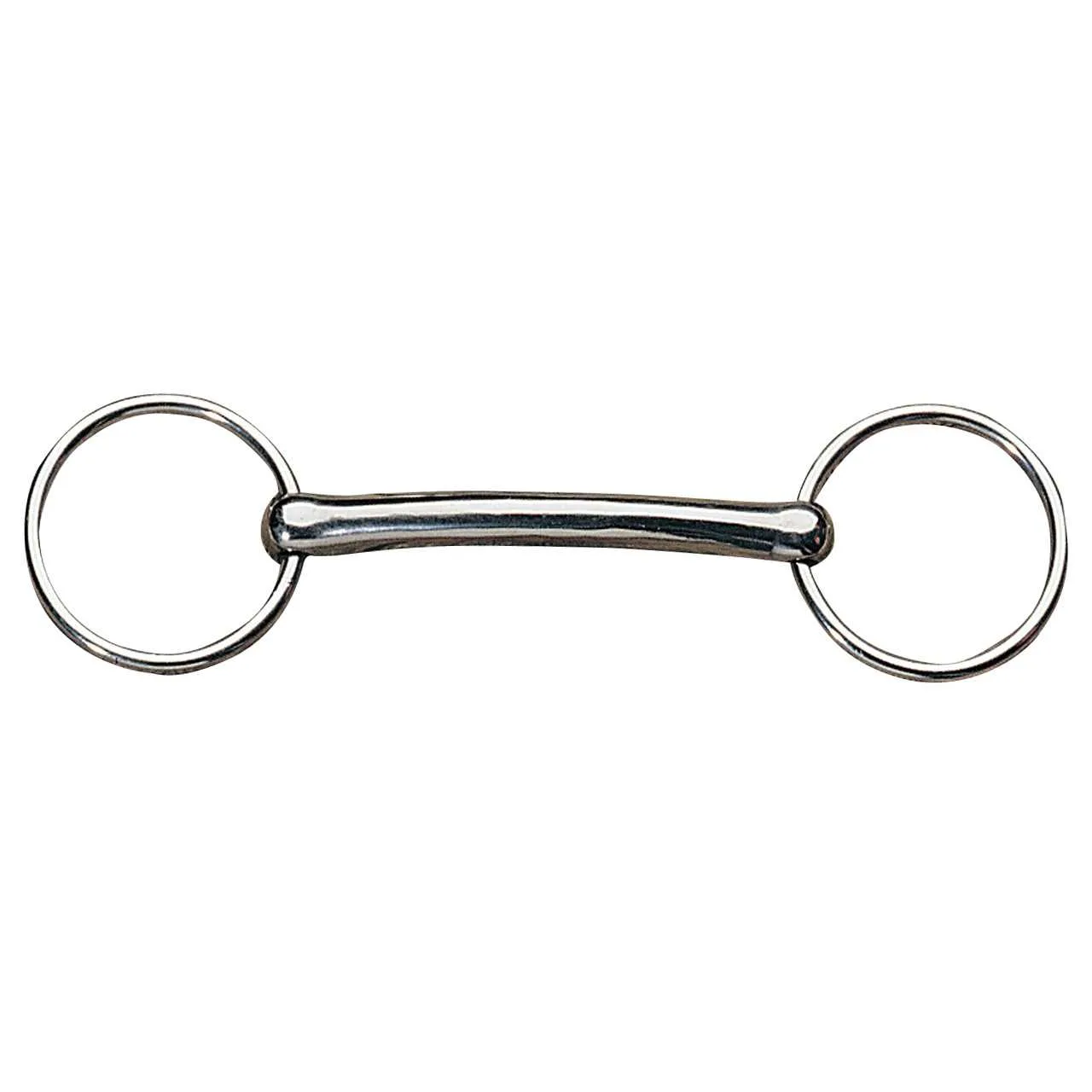 Pagony unbroken loose ring snaffle stainless steel 14 mm