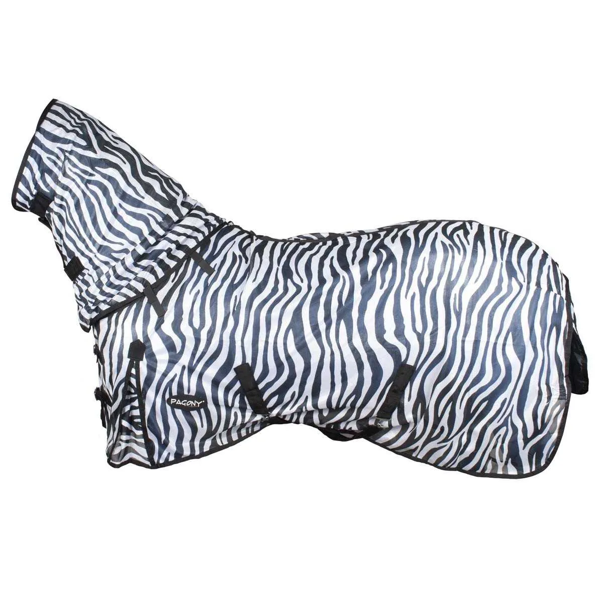 Pagony Zebra Roll Neck Fly Rug
