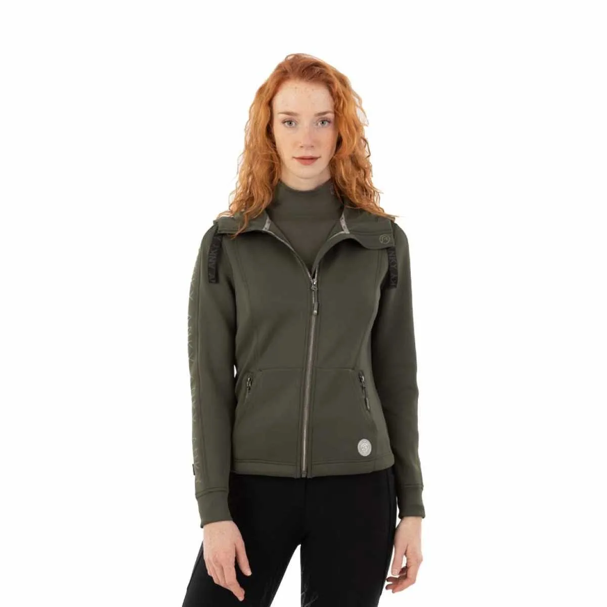 Anky Zipped Hooded Vest