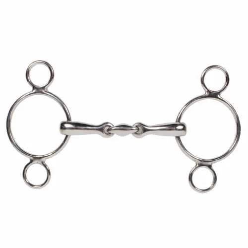 Pagony Pessoa bit double jointed 3 rings 16mm