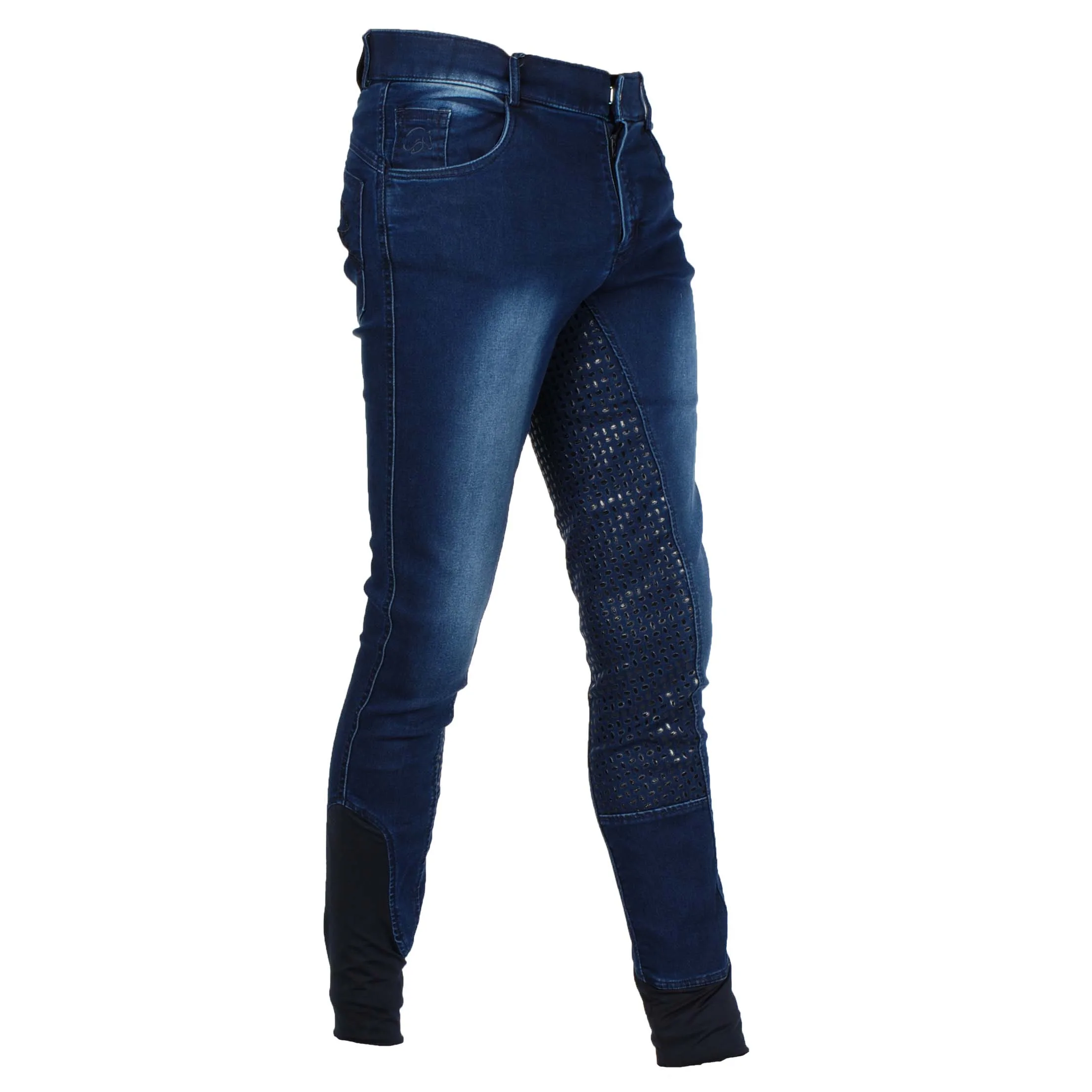 Harrys Horse Liciano FG denim men's riding breeches