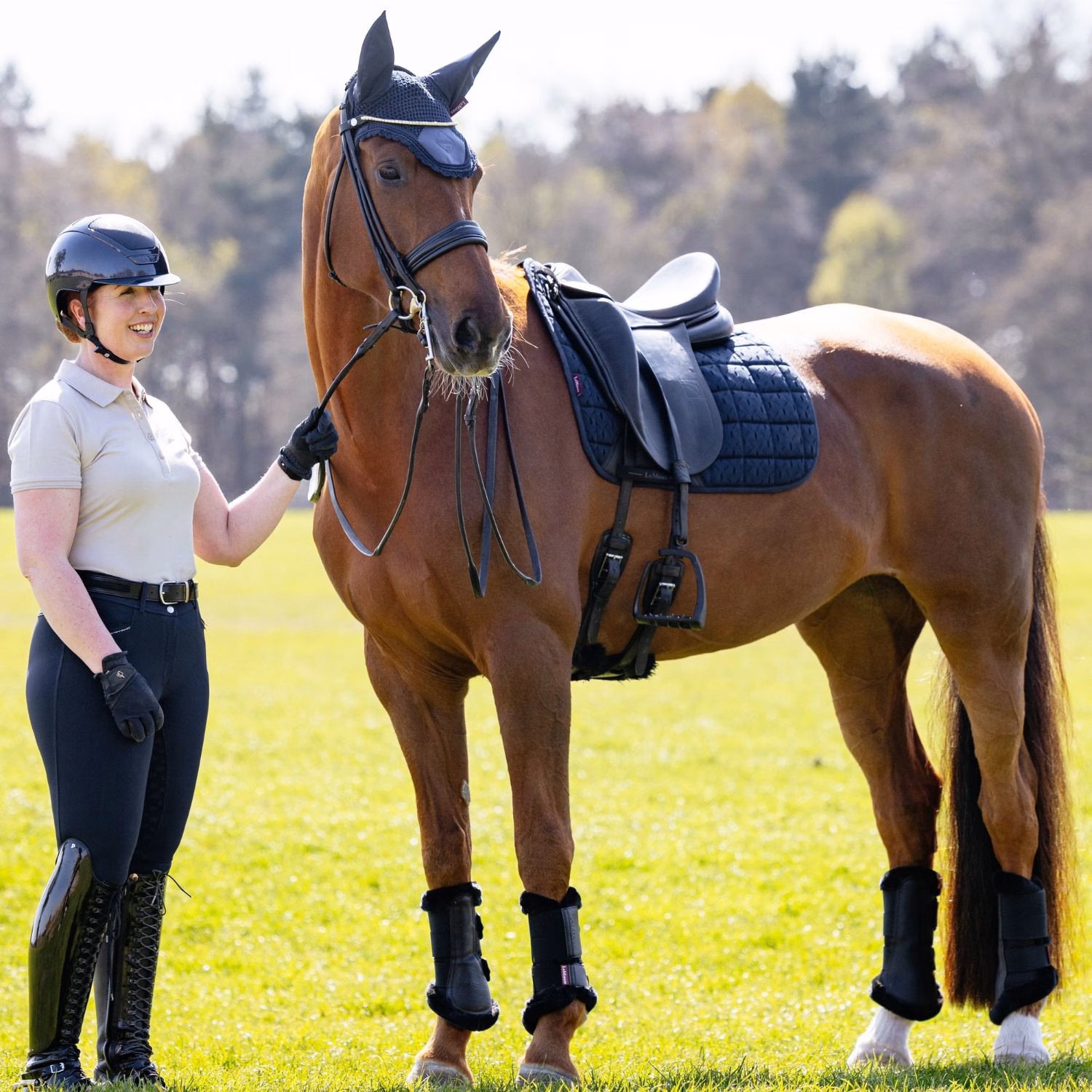 LeMieux Square Self Cool saddle pad