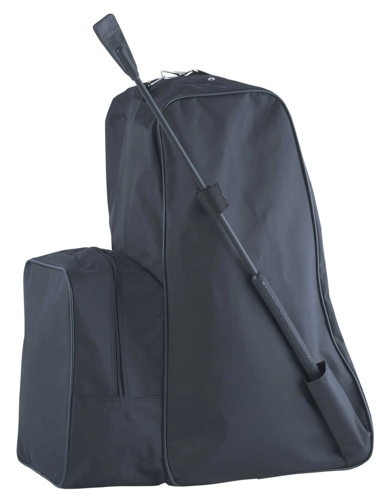 Carrying bag for cap, boots and whip