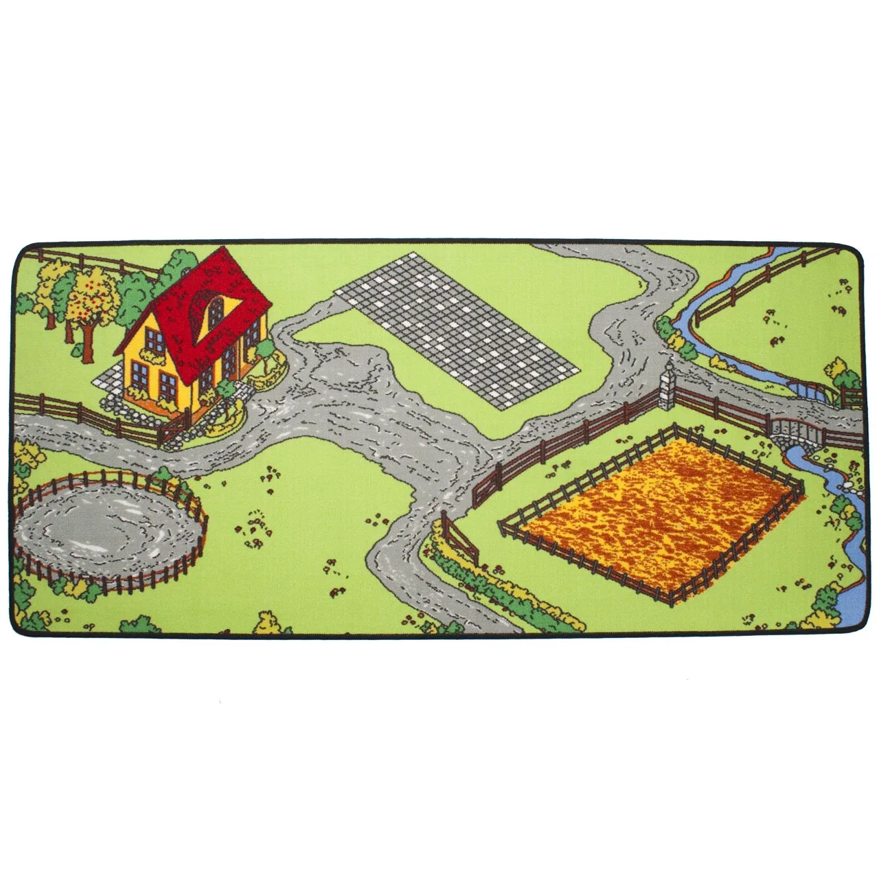 Horse stable play mat