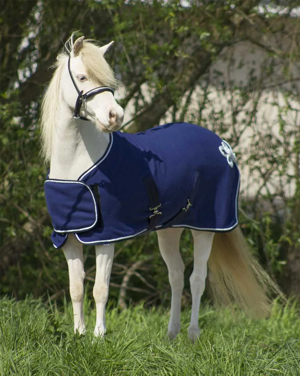 QHP Falabella ornament fleece blanket