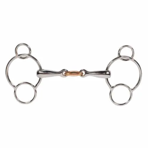 Pagony Pessoa bit double jointed Luxury 16mm